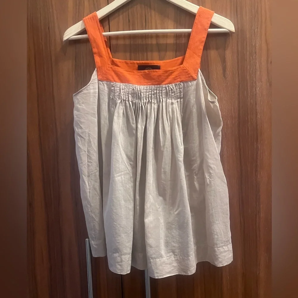 Orange and Tan Hera Top